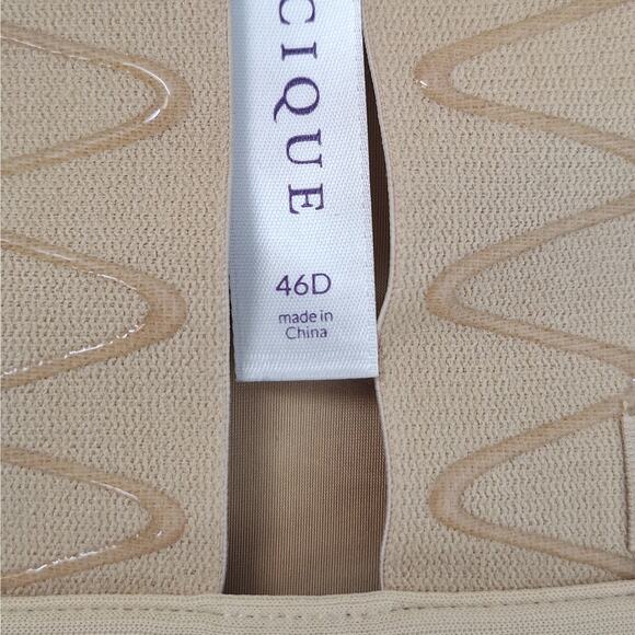 Lane Bryant Cacique Bra 46D Smooth‎ Boost Strapless Push Up Underwired Beige - Picture 6 of 6